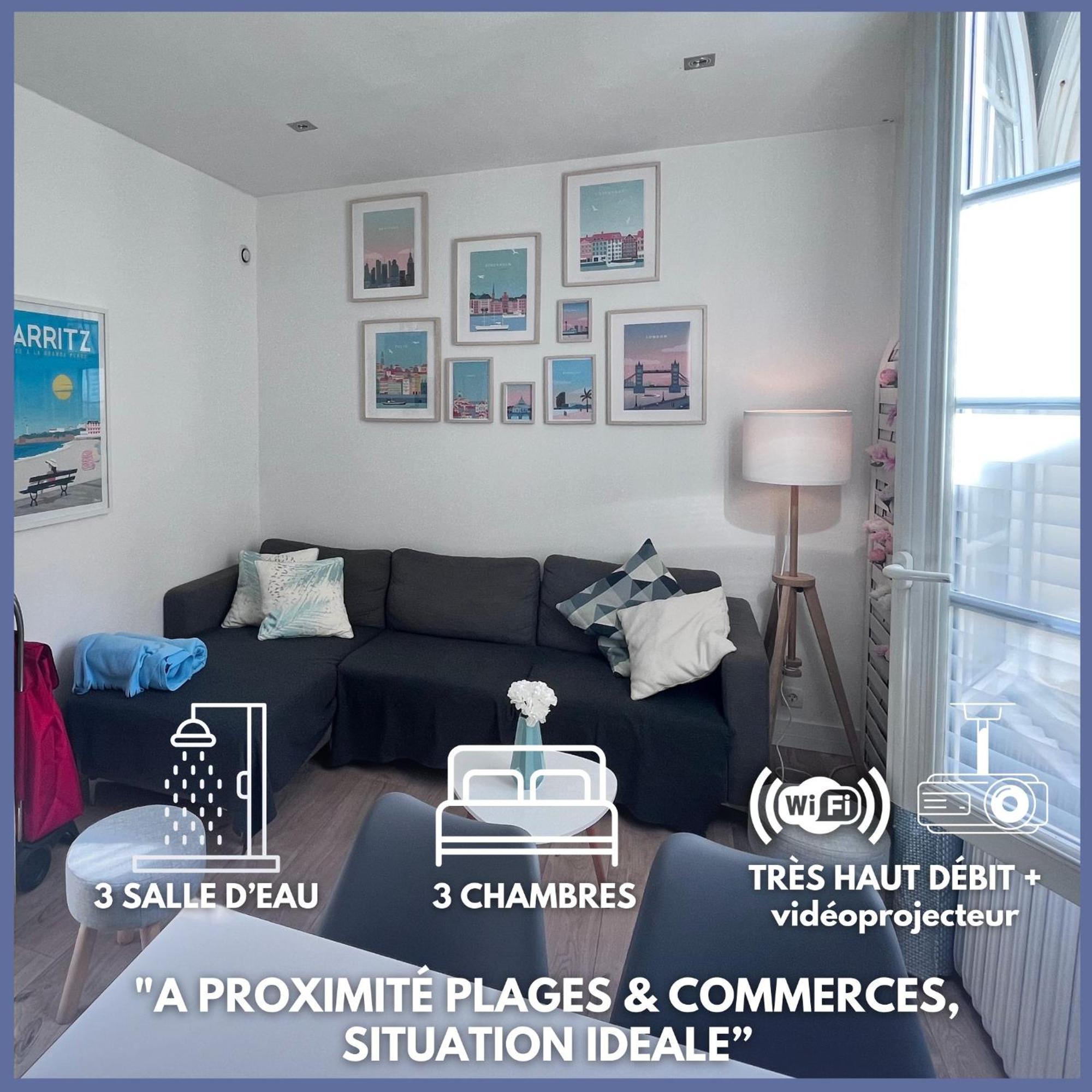 Chalet Basque 6 Couchages Centre Ville Biarritz Bagian luar foto